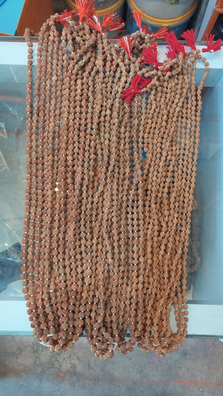 Small 5 Mukhi Rudraksha Mala – Energized | 108+1 Beads